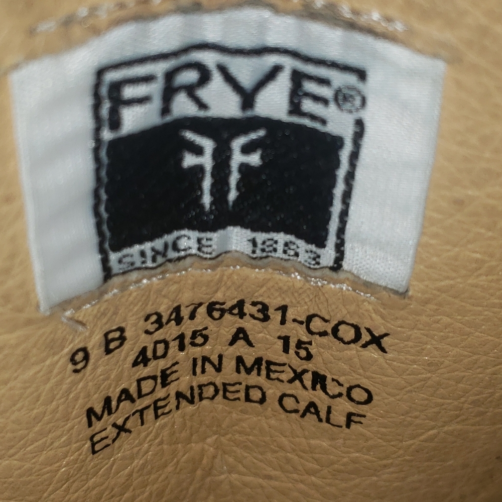 Frye Melissa Button Back Zip Boots 9b - image 7